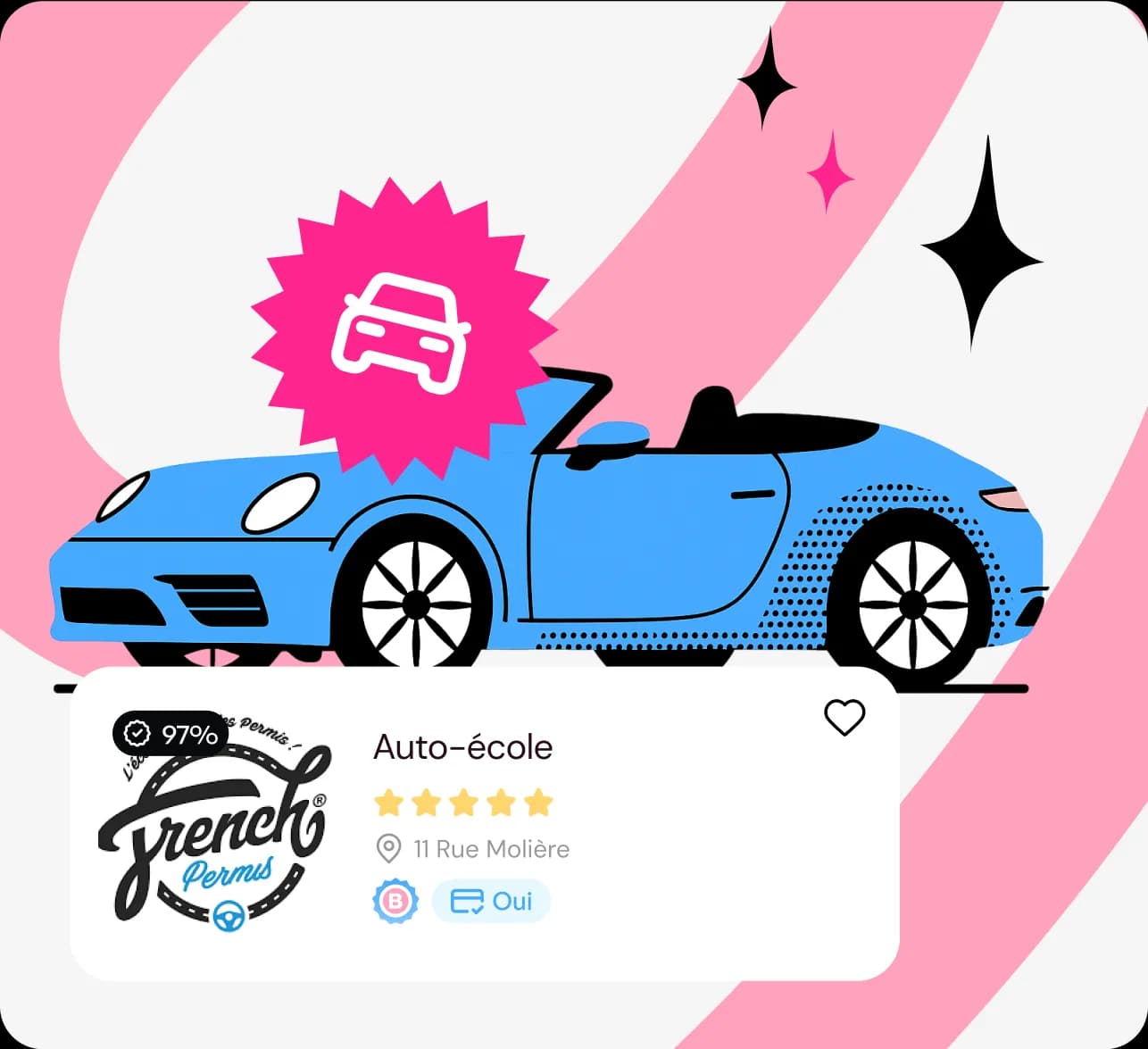 Auto-école B2B mobile